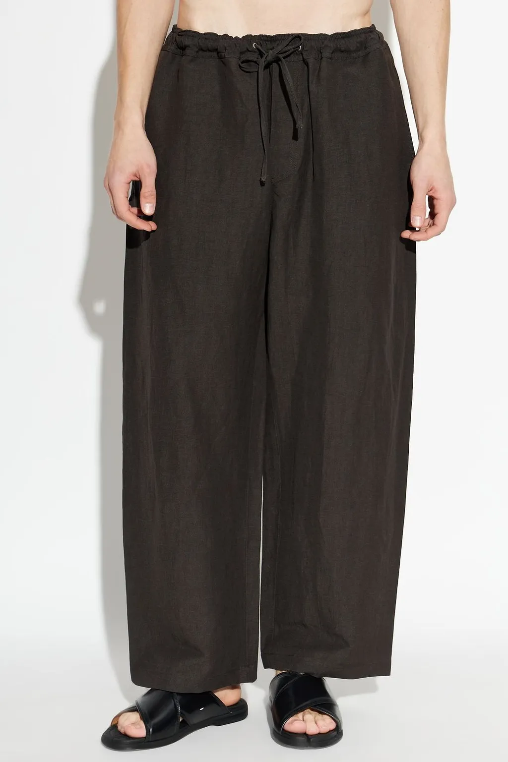Studio Nicholson Sonny Drawstring Wide-Leg Pants