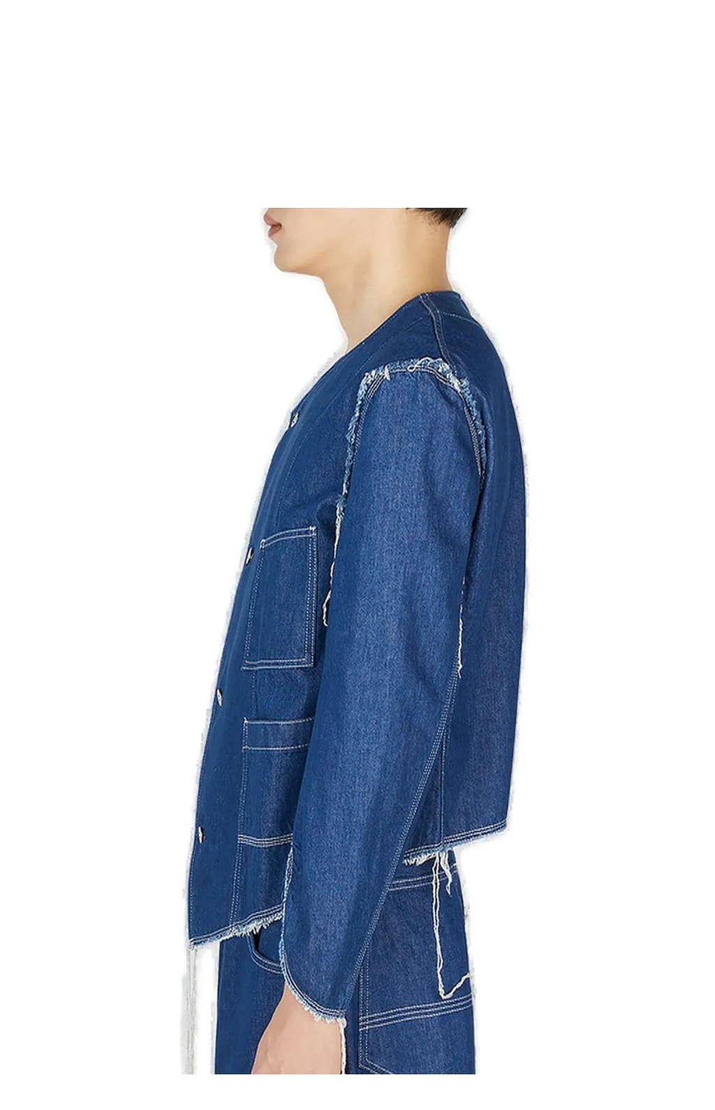 Sulvam Buttoned Denim Jacket