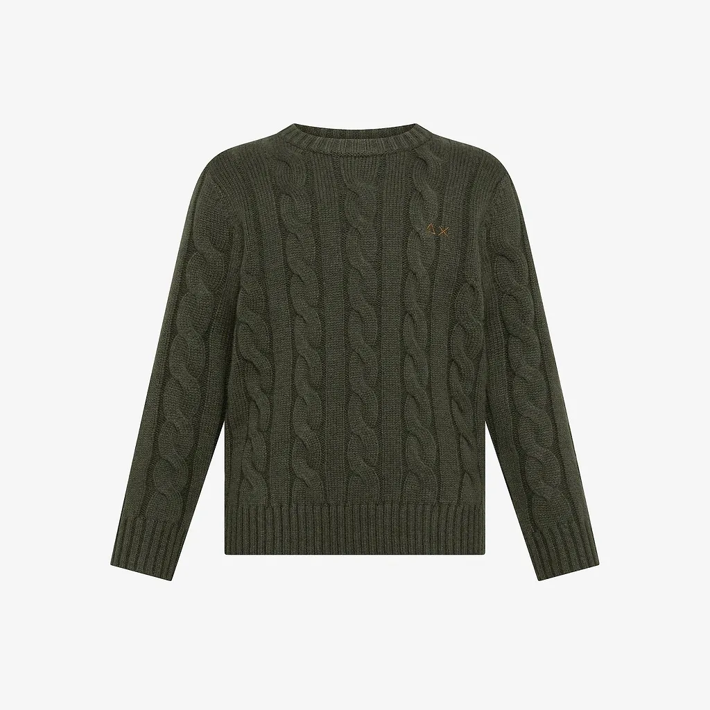Sun 68 Cable Knit Kids Knitted Sweater