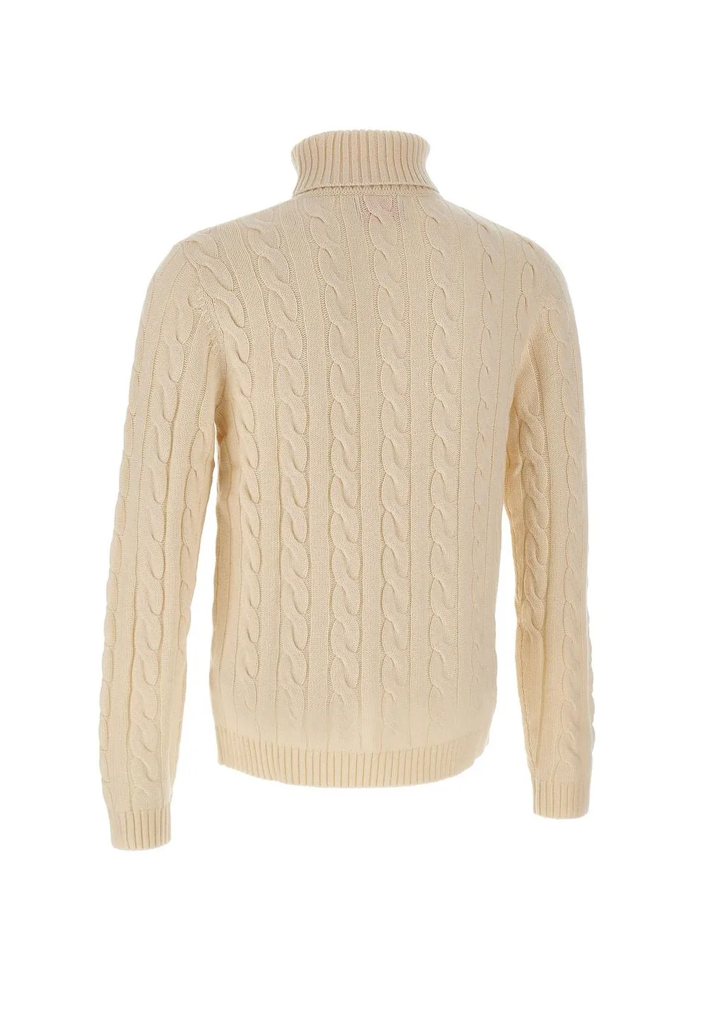 Sun 68 Cable-Knit Turtleneck Knitted Sweater