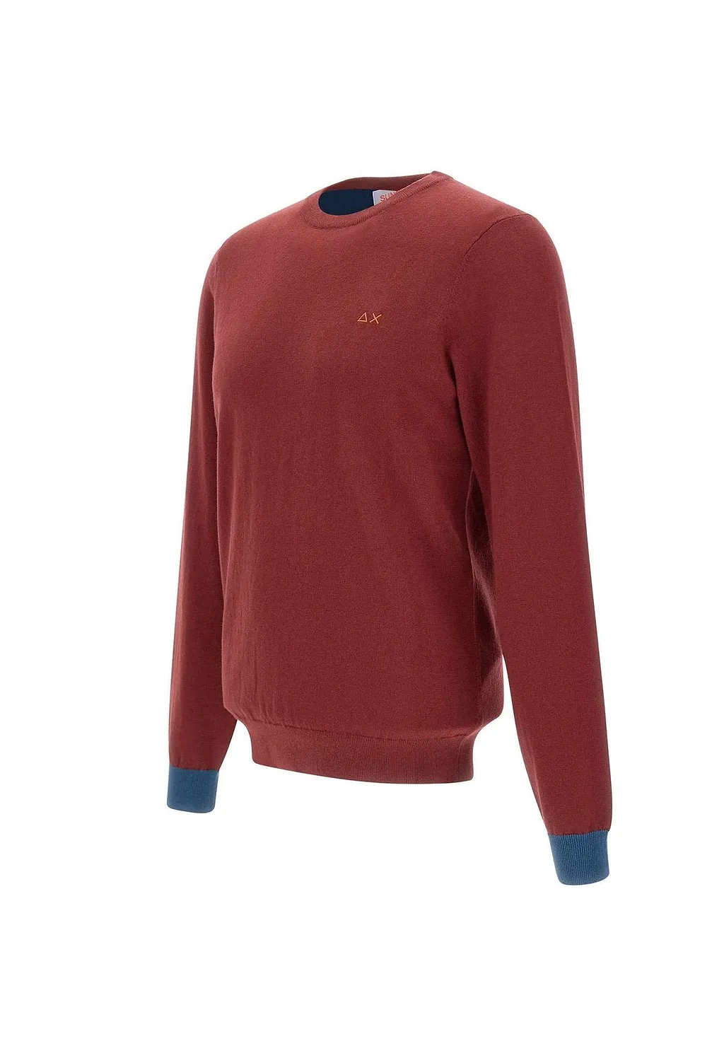 Sun 68 Contrast Elbow Patch Knitted Sweater