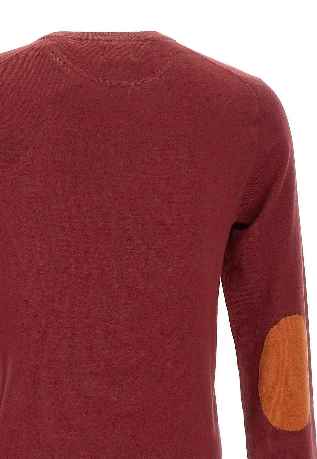 Sun 68 Contrast Elbow Patch Knitted Sweater