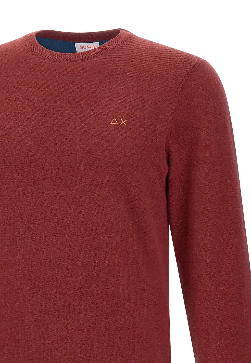 Sun 68 Contrast Elbow Patch Knitted Sweater