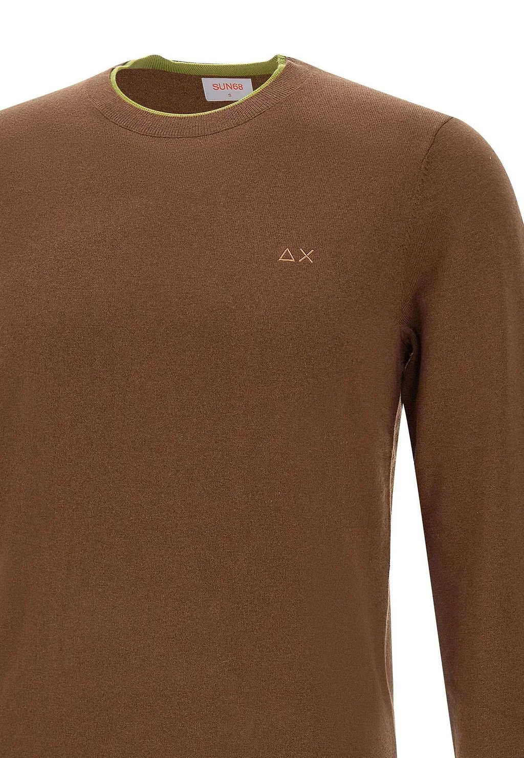 Sun 68 Contrast Trim Knitted Sweater