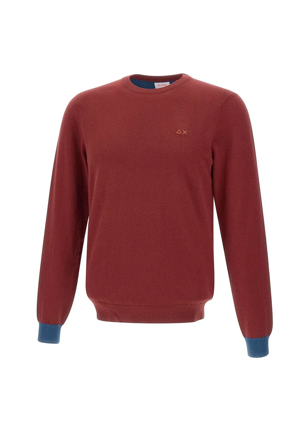 Sun 68 Contrast Elbow Patch Knitted Sweater