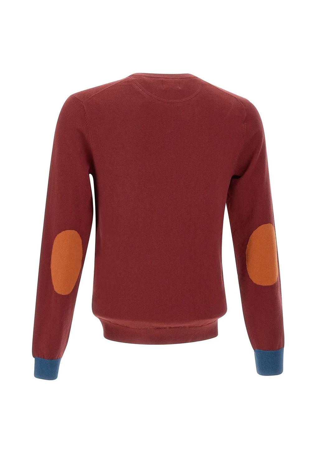 Sun 68 Contrast Elbow Patch Knitted Sweater