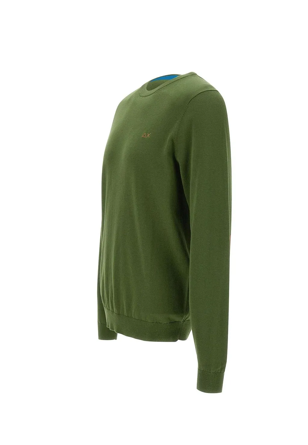 Sun 68 Elbow Patch Crew Knitted Sweater
