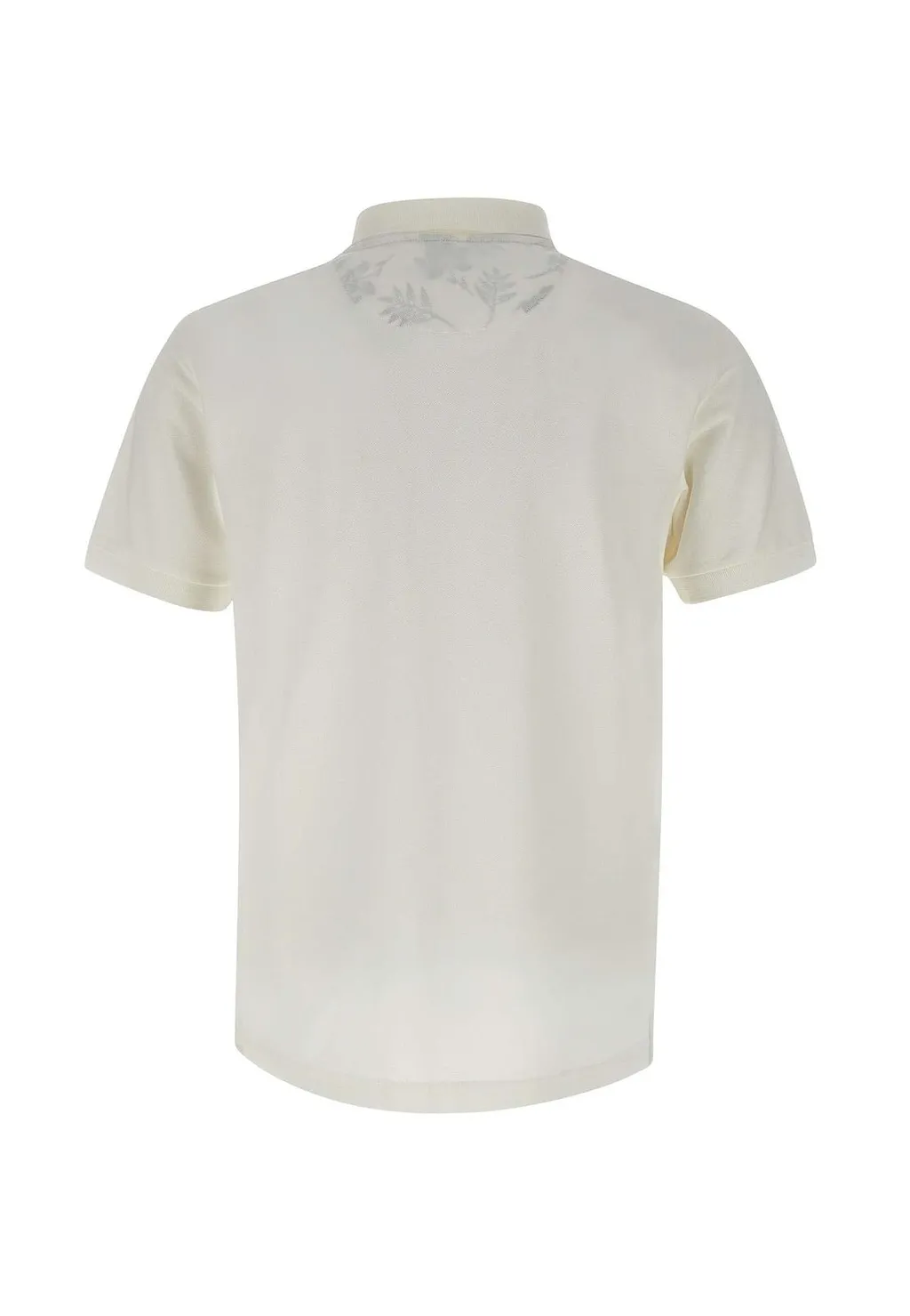 Sun 68 Floral Trim Short-Sleeve Polo Shirt