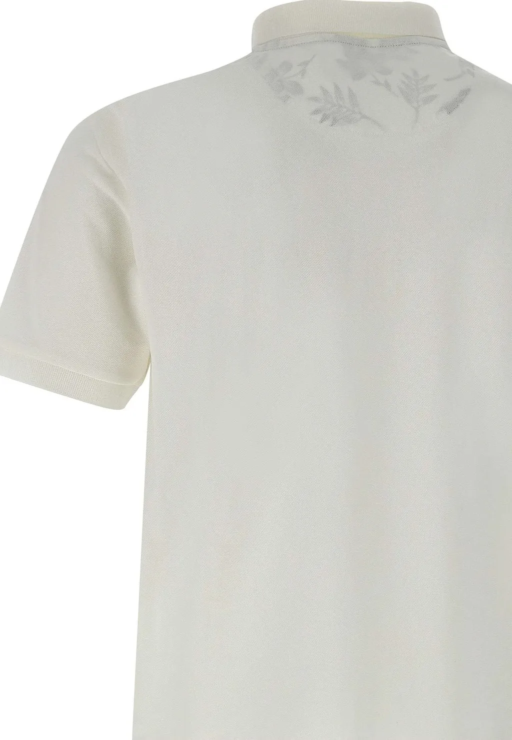 Sun 68 Floral Trim Short-Sleeve Polo Shirt