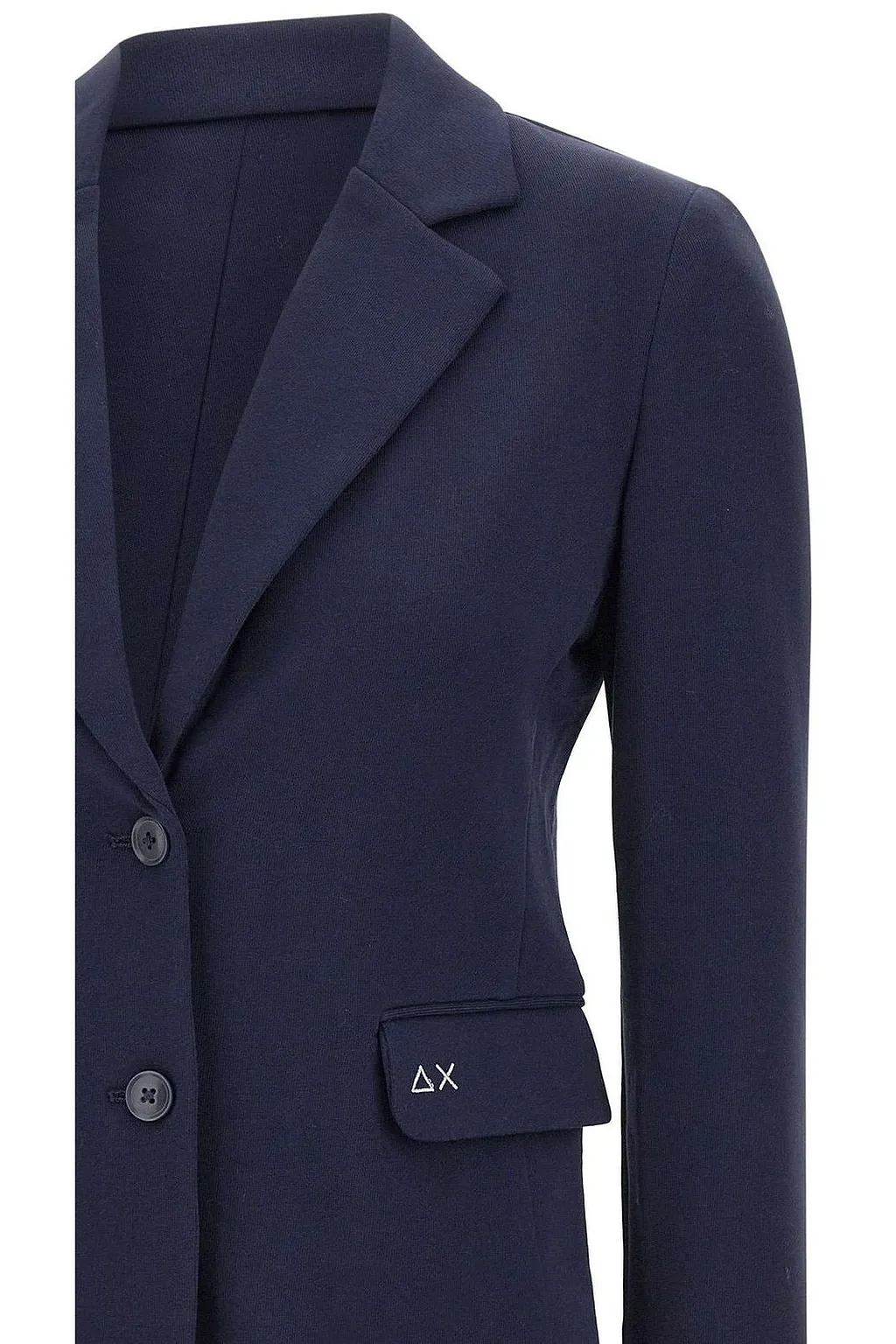 Sun 68 Fleece Single-Breasted Blazer