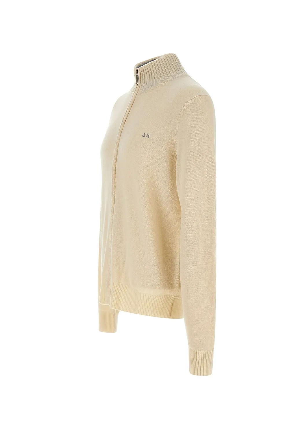 Sun 68 High-Neck Zip-Up Cardigan