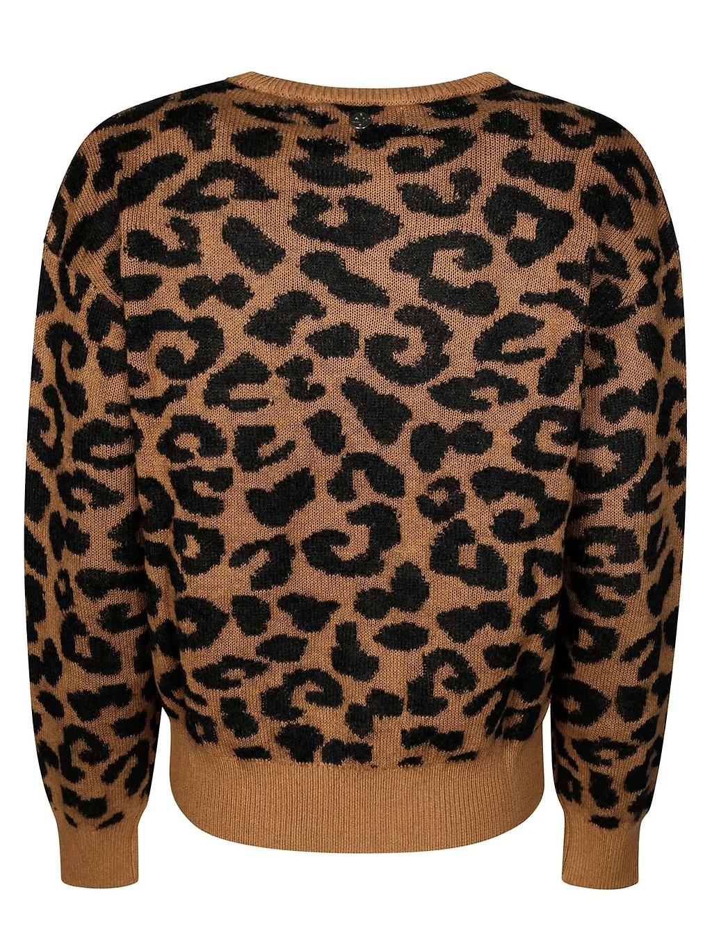 Sun 68 Leopard Printed Crewneck Knitted Jumper