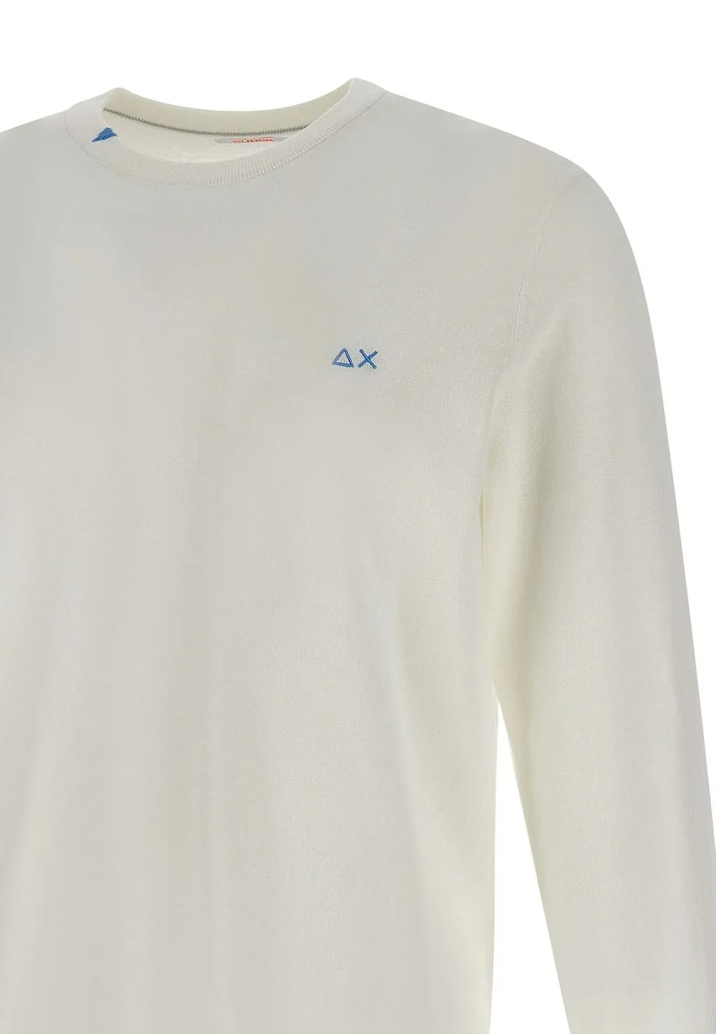 Sun 68 Logo Crew Neck Knitted Sweater