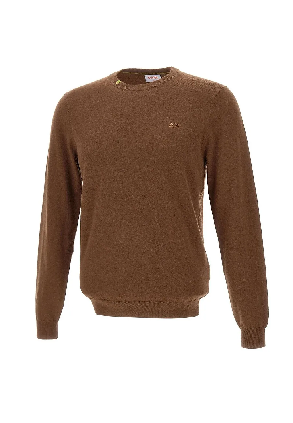 Sun 68 Logo Crew Neck Knitted Sweater