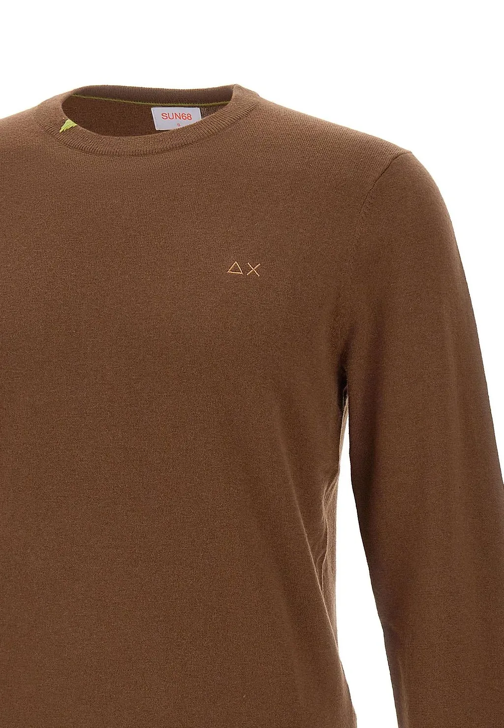 Sun 68 Logo Crew Neck Knitted Sweater