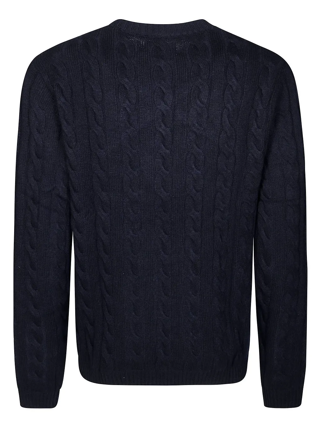 Sun 68 Logo Embroidered Crewneck Knitted Jumper