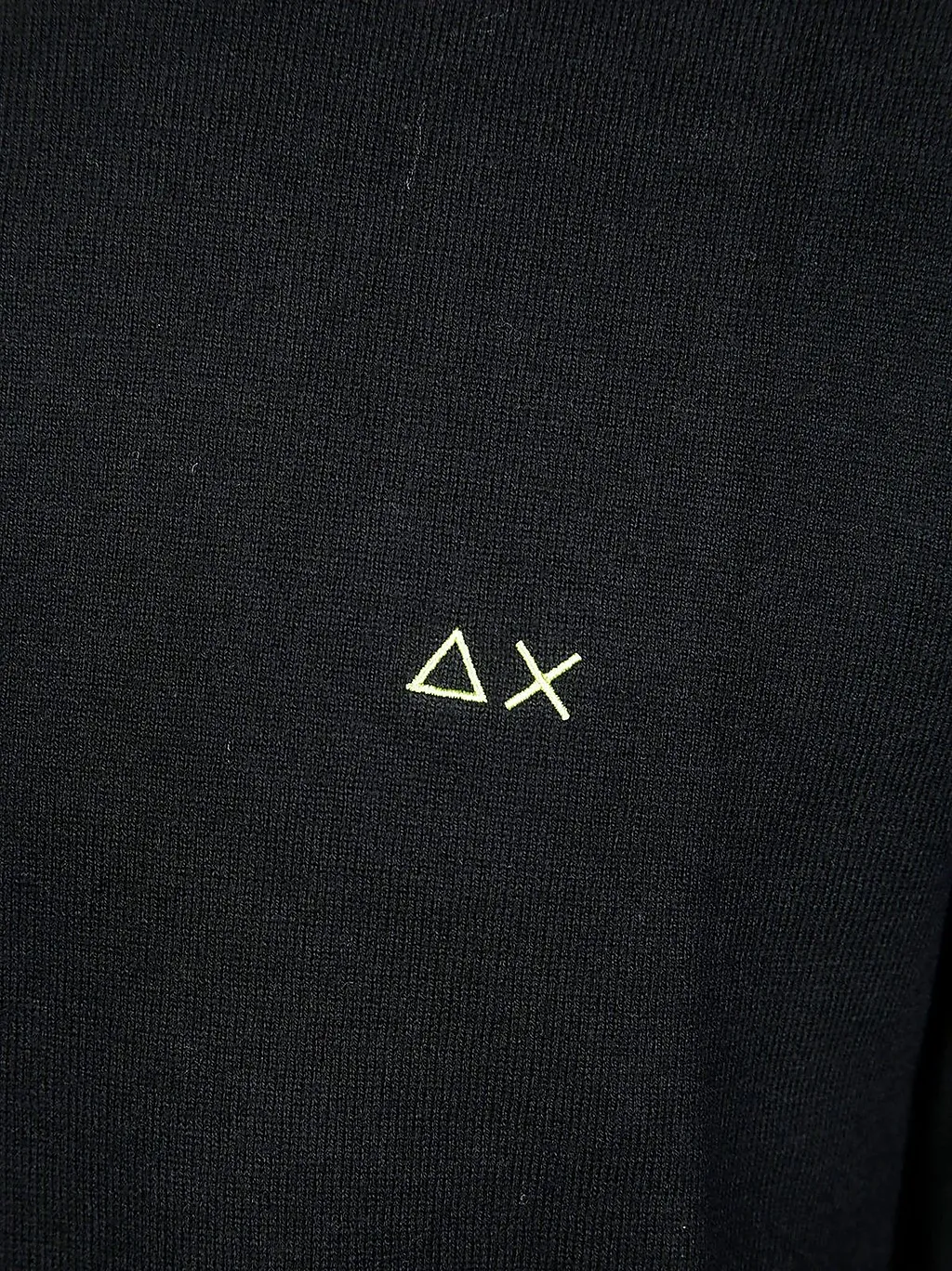 Sun 68 Logo Embroidered Crewneck Knitted Jumper