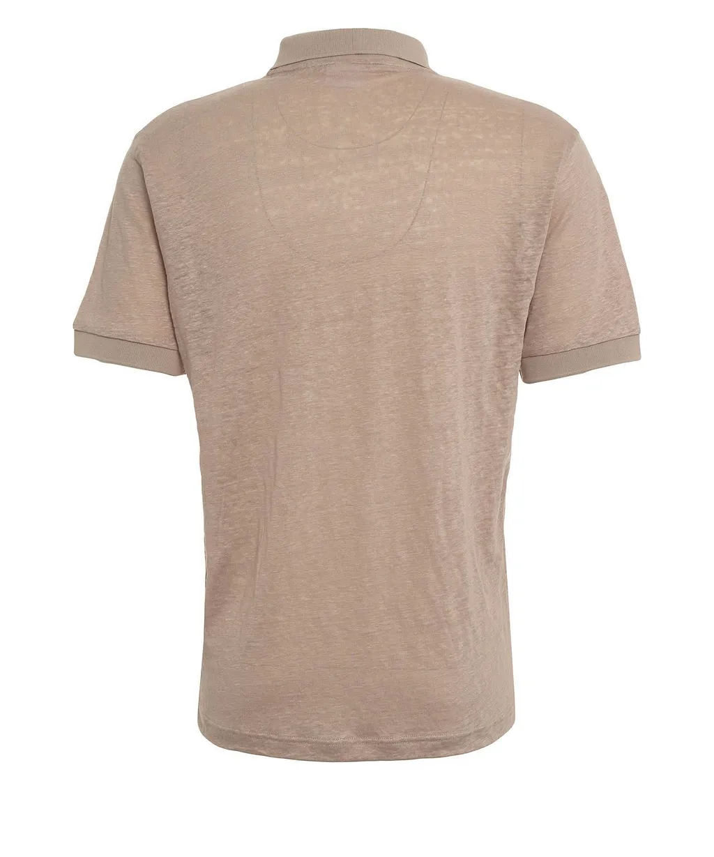 Sun 68 Logo Embroidered Jersey Polo Shirt