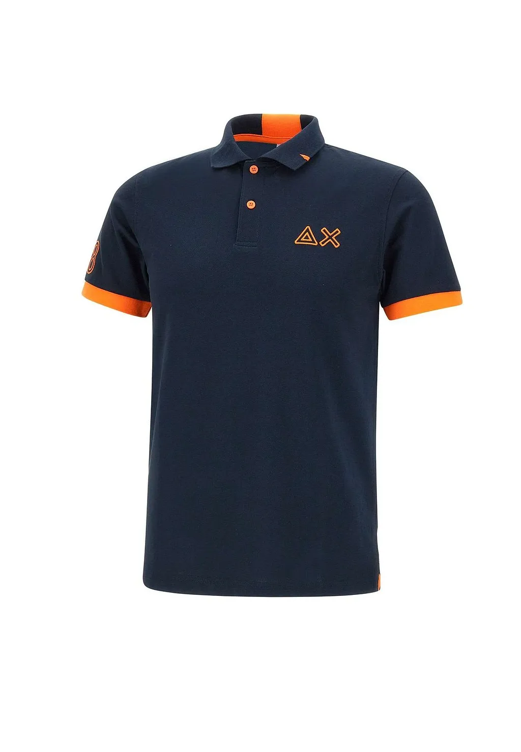 Sun 68 Logo Embroidered Polo Shirt