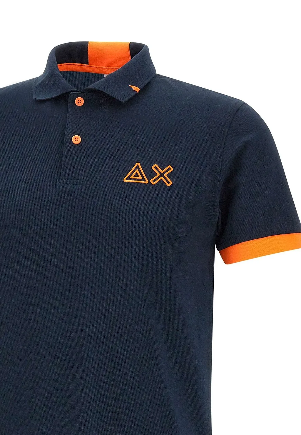 Sun 68 Logo Embroidered Polo Shirt