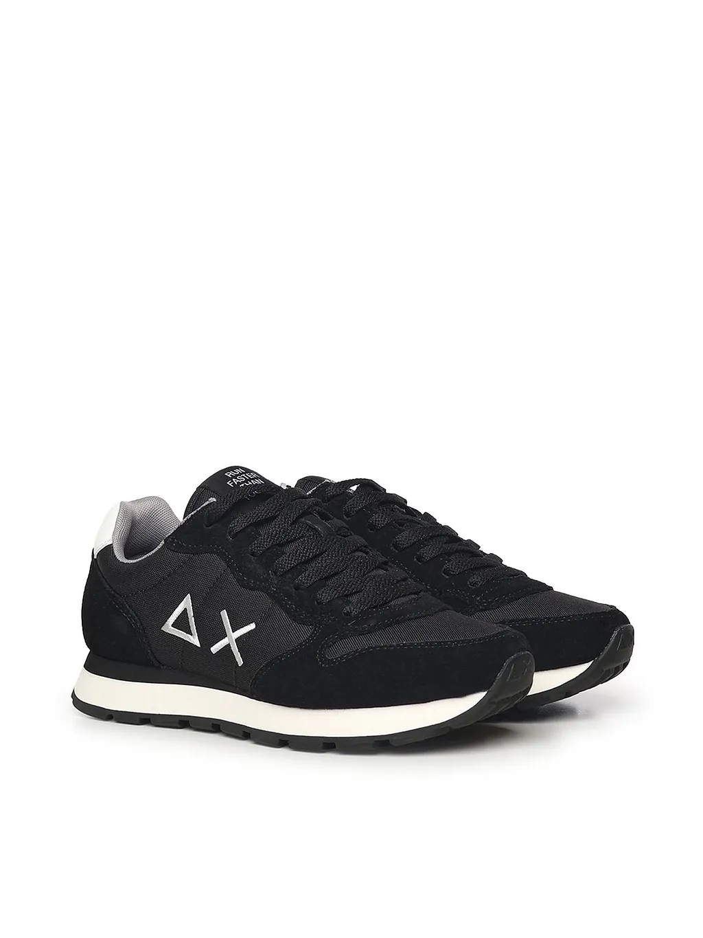 Sun 68 Logo Patch Sneakers