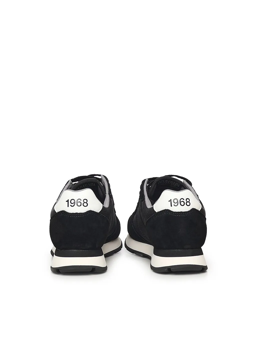Sun 68 Logo Patch Sneakers