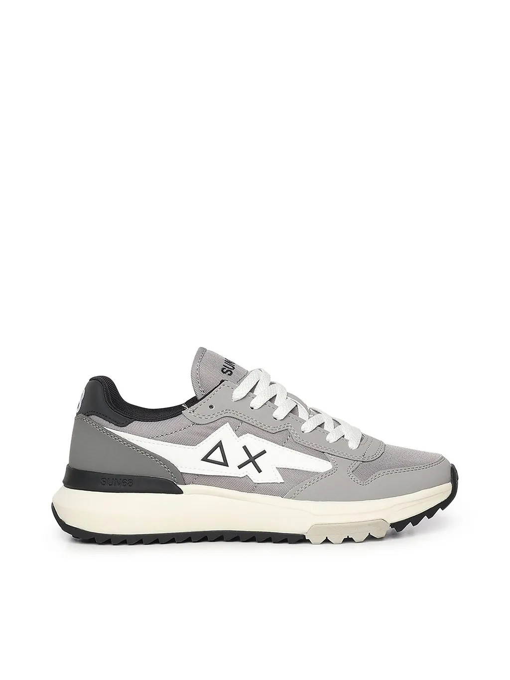 Sun 68 Logo Patch Sneakers