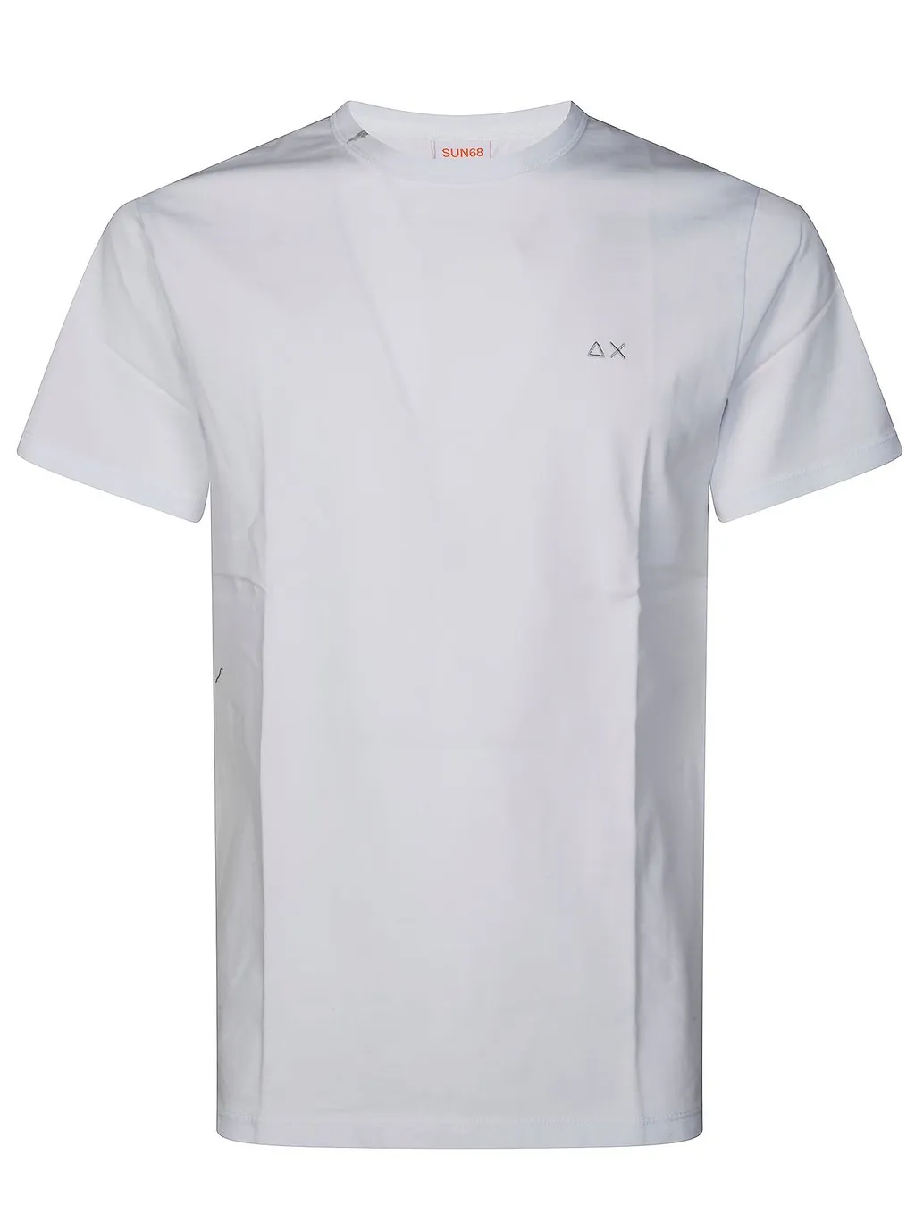 Sun 68 Logo Printed Crewneck T-Shirt