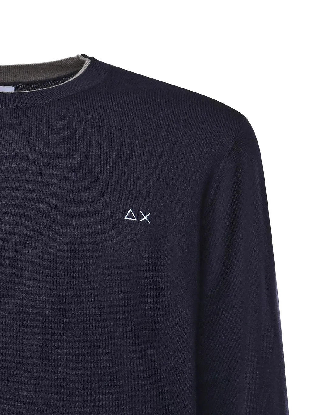 Sun 68 Ribbed Crew Neck Sweater