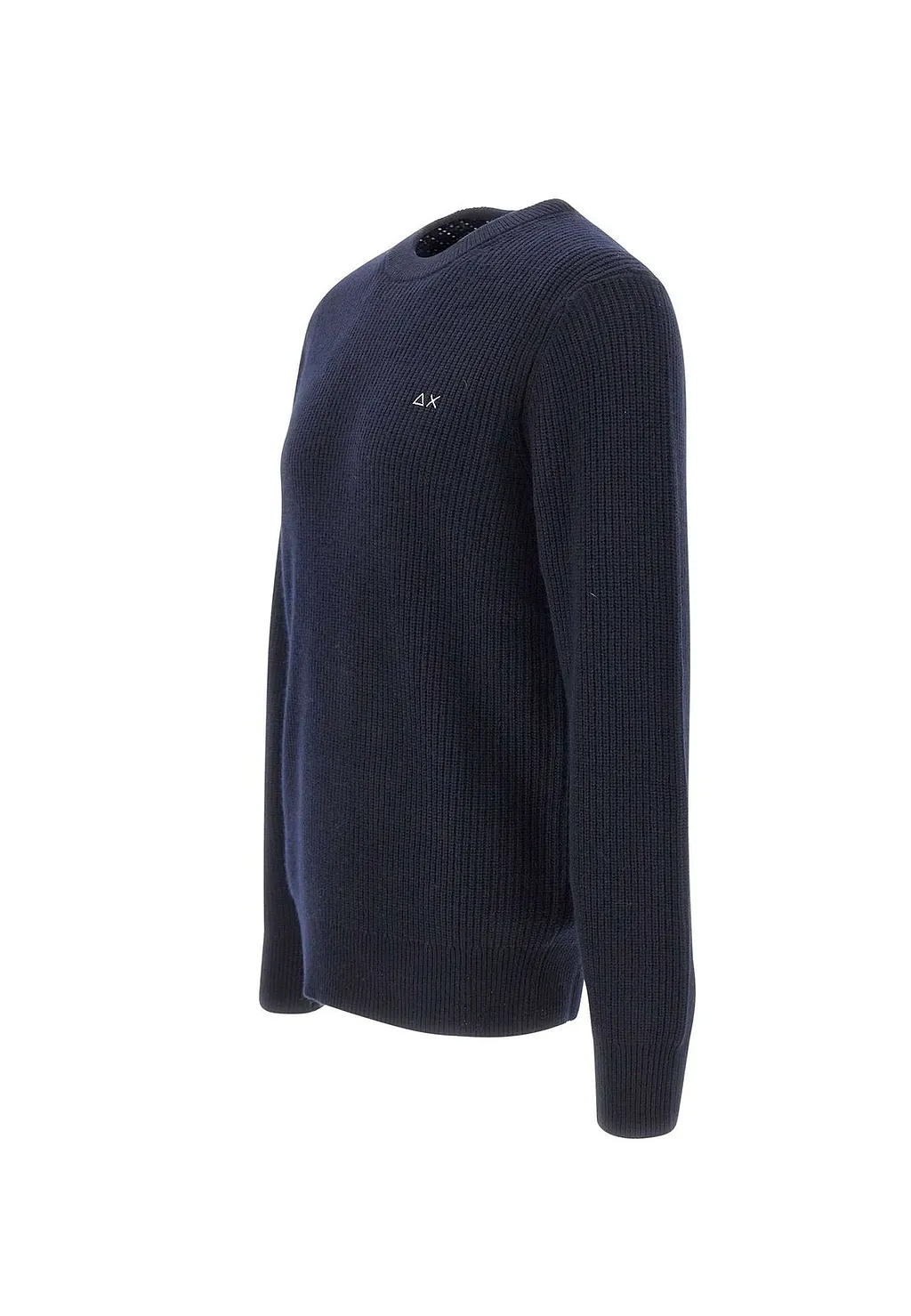 Sun 68 Ribbed Crew Neck Knitted Sweater