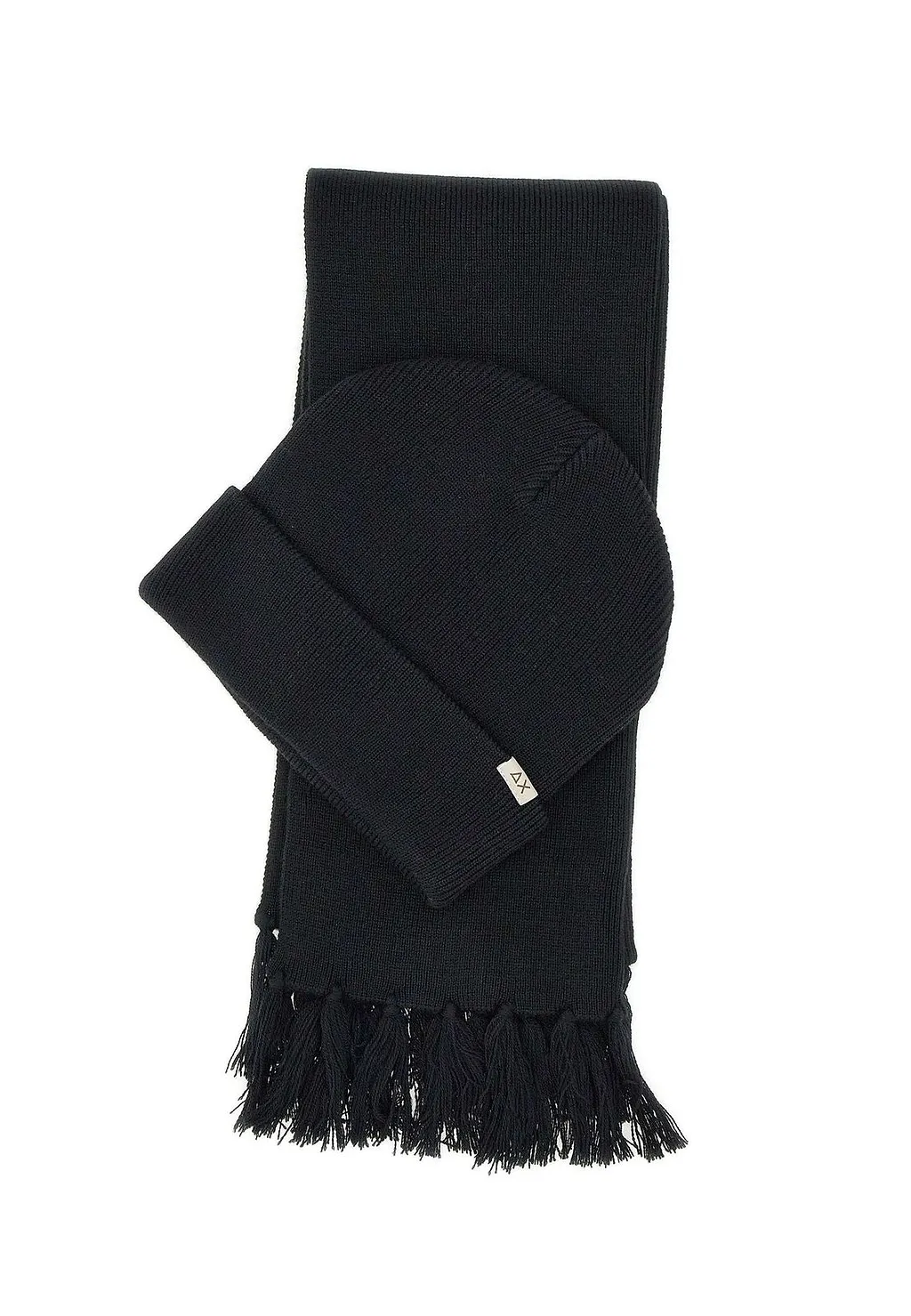 Sun 68 Ribbed Scarf And Beanie Set