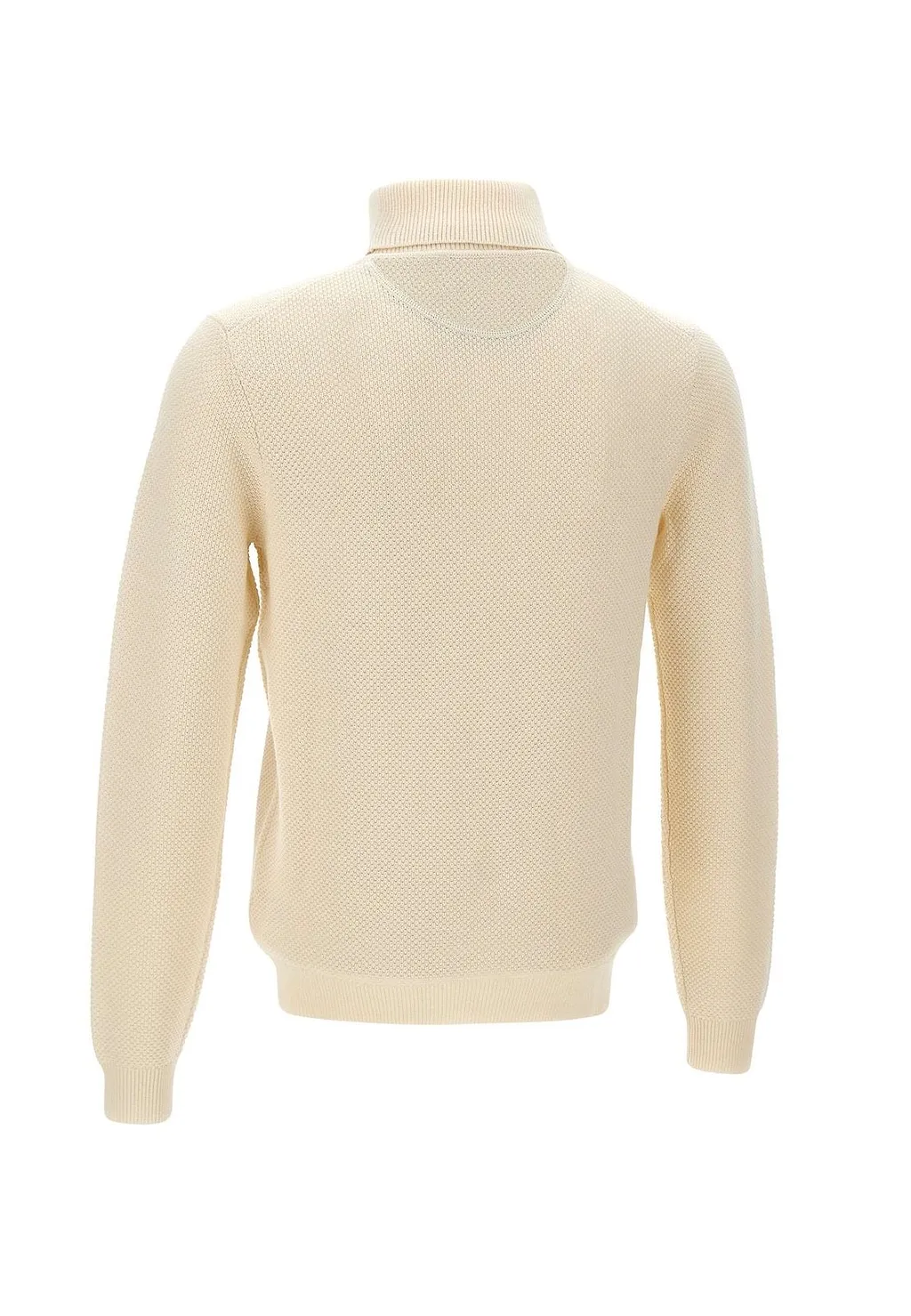 Sun 68 Textured High Neck Knitted Sweater