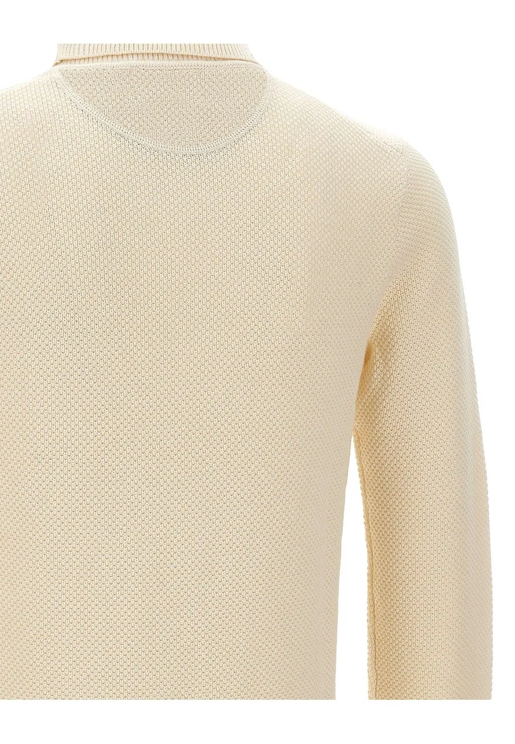 Sun 68 Textured High Neck Knitted Sweater