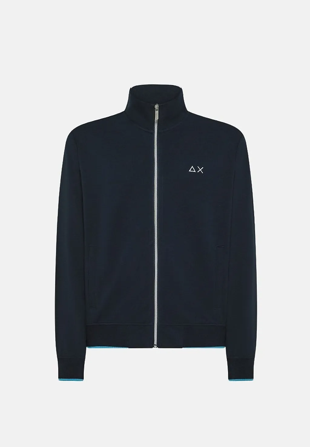 Sun 68 Track Zip Piquet Sweater