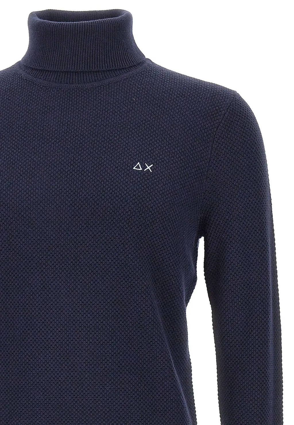 Sun 68 Textured Turtleneck Knitted Sweater