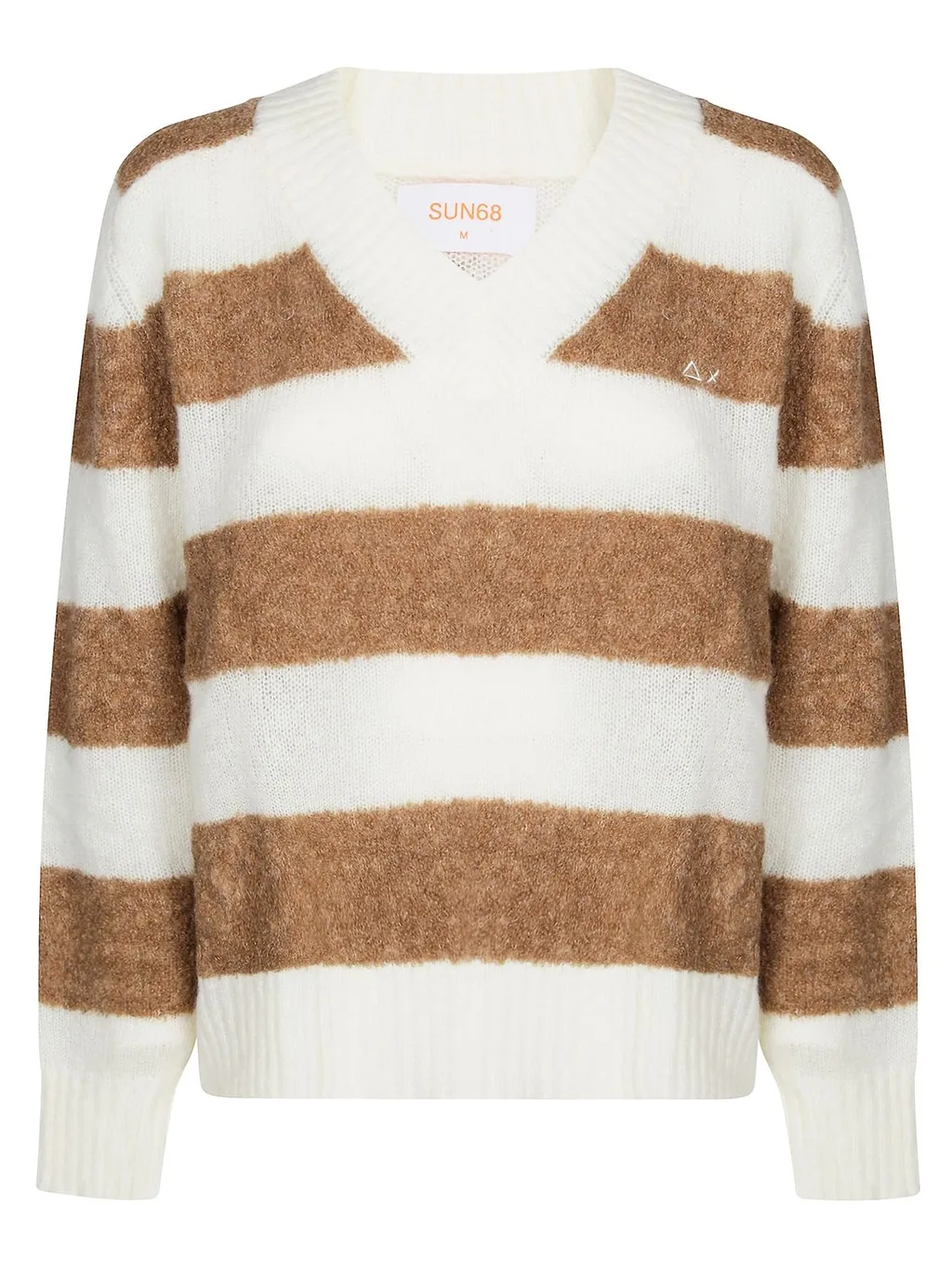 Sun 68 V-Neck Knitted Jumper