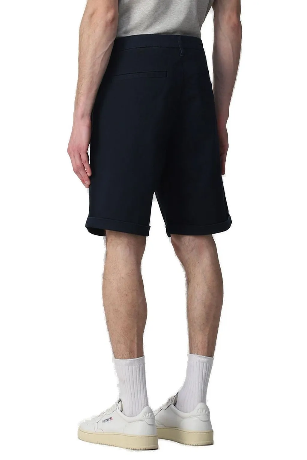 Sun 68 Turn-Up Hem Bermuda Shorts