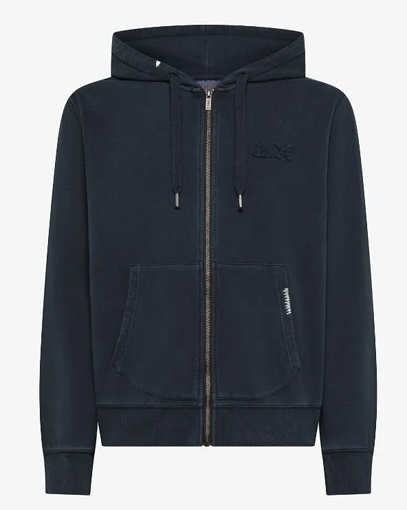 Sun 68 Zip-Up Logo Hoodie