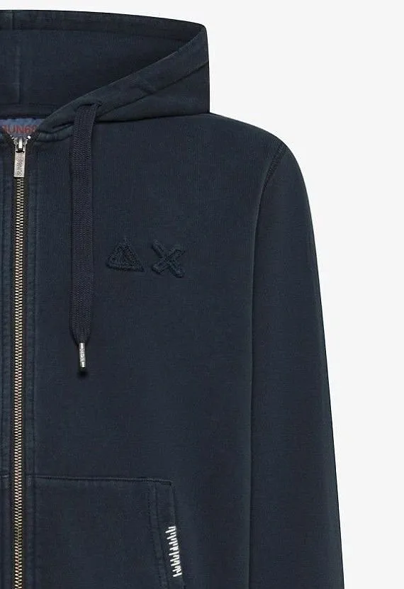 Sun 68 Zip-Up Logo Hoodie
