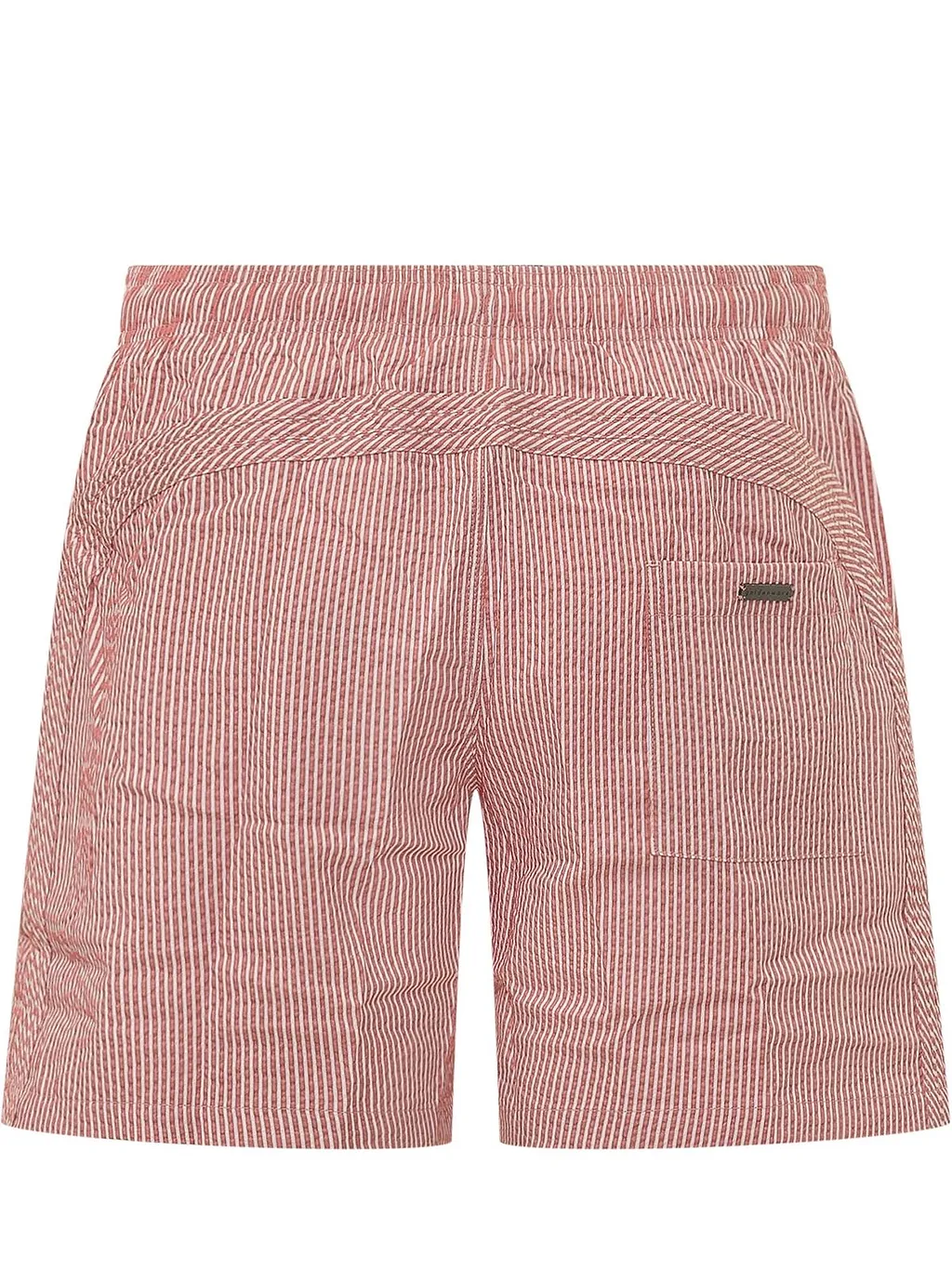 Sundek Striped Drawstring Swim Shorts