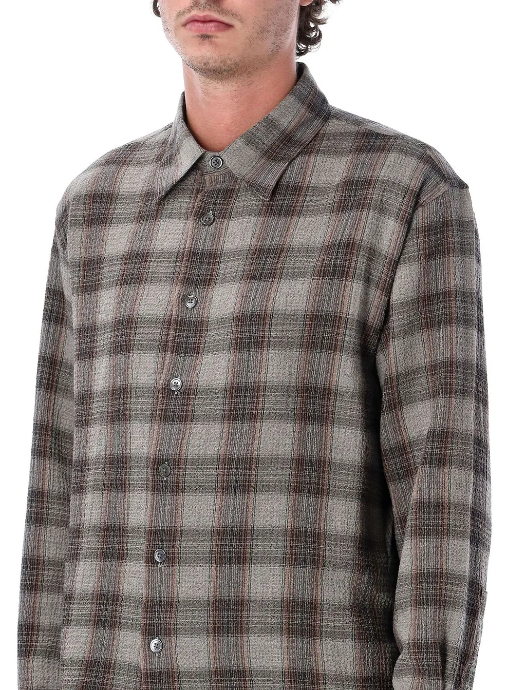 Studio Check Seersucker Shirt