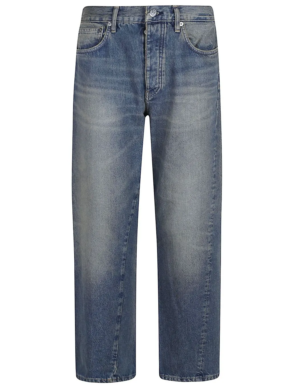 Sunflower Wide-Leg Twist Jeans