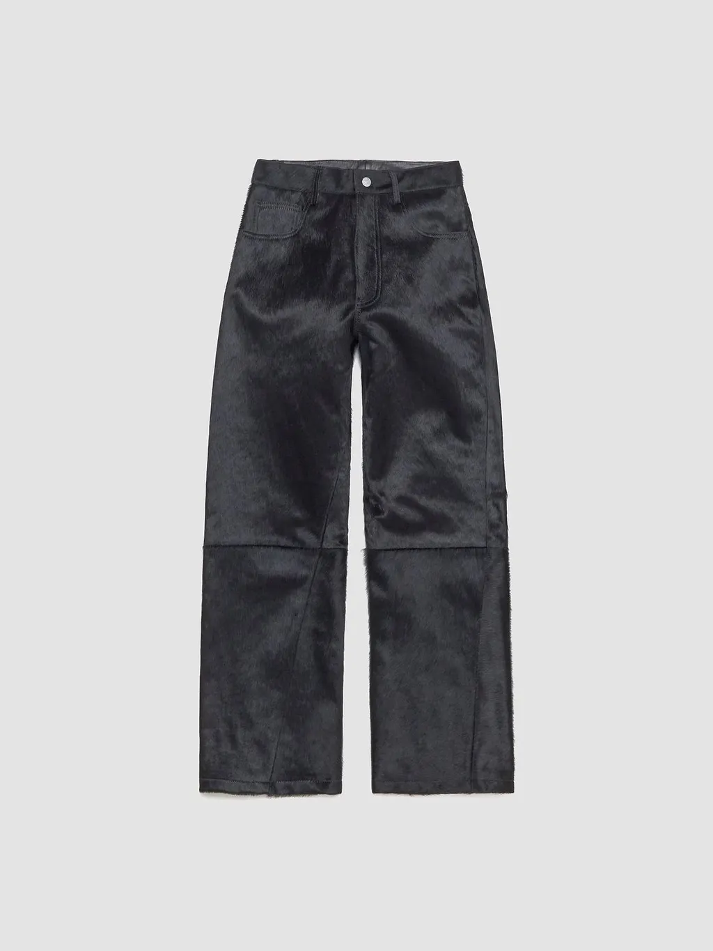 Sunflower Wide Twist Cowhide Leather Pants