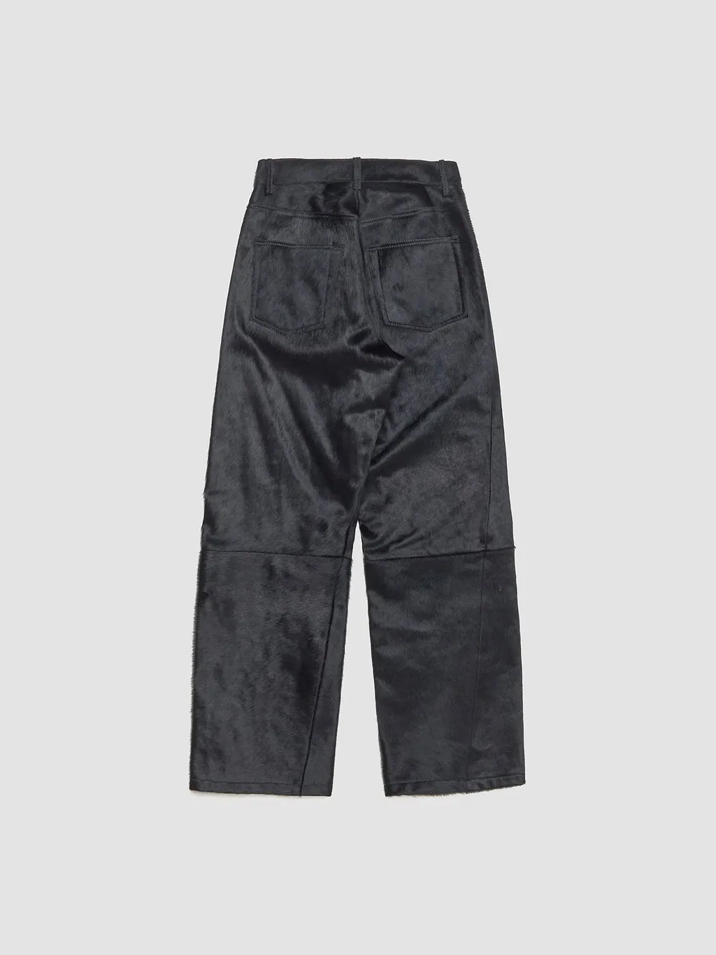 Sunflower Wide Twist Cowhide Leather Pants
