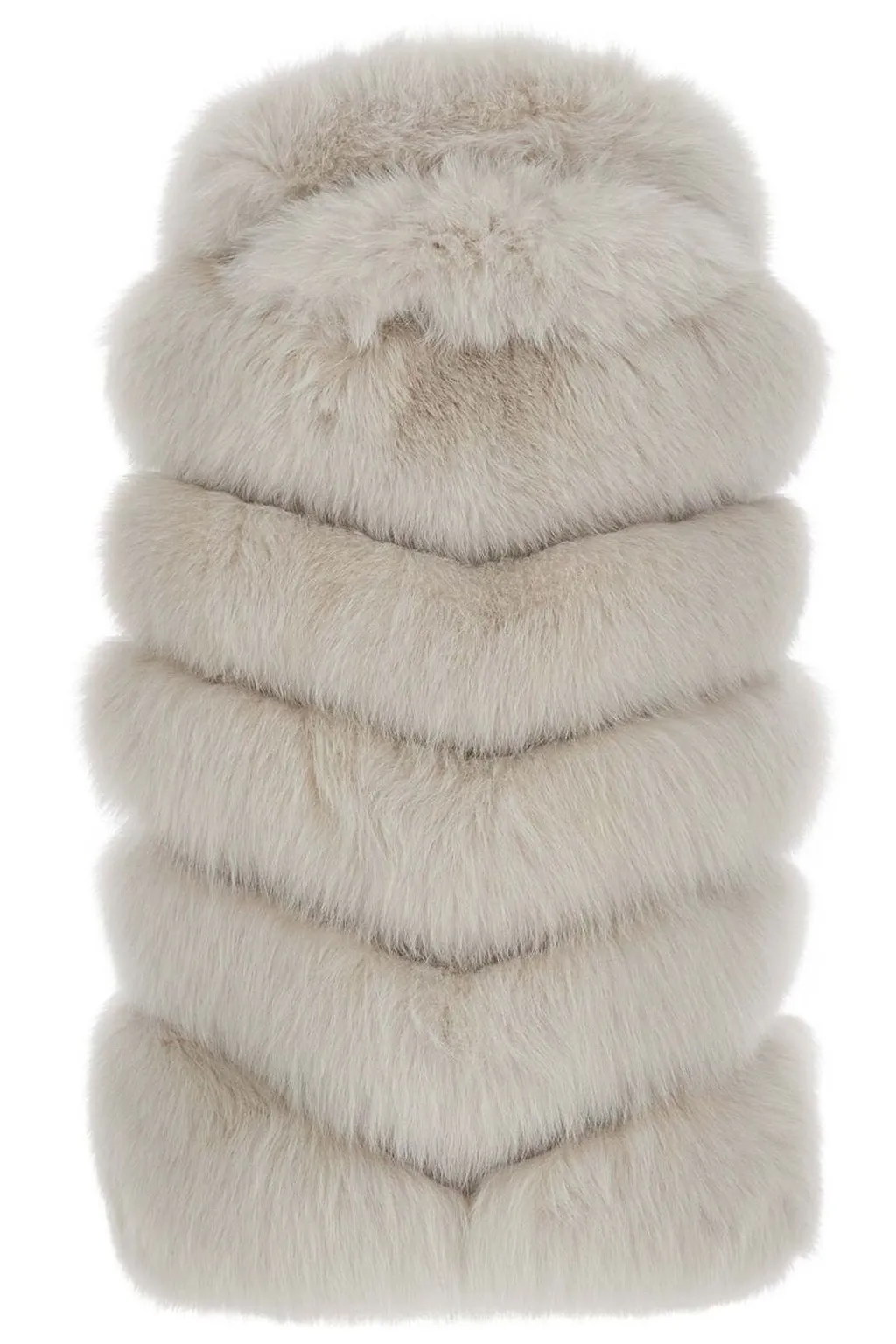 Suprema Sleeveless Faux Fur Jacket