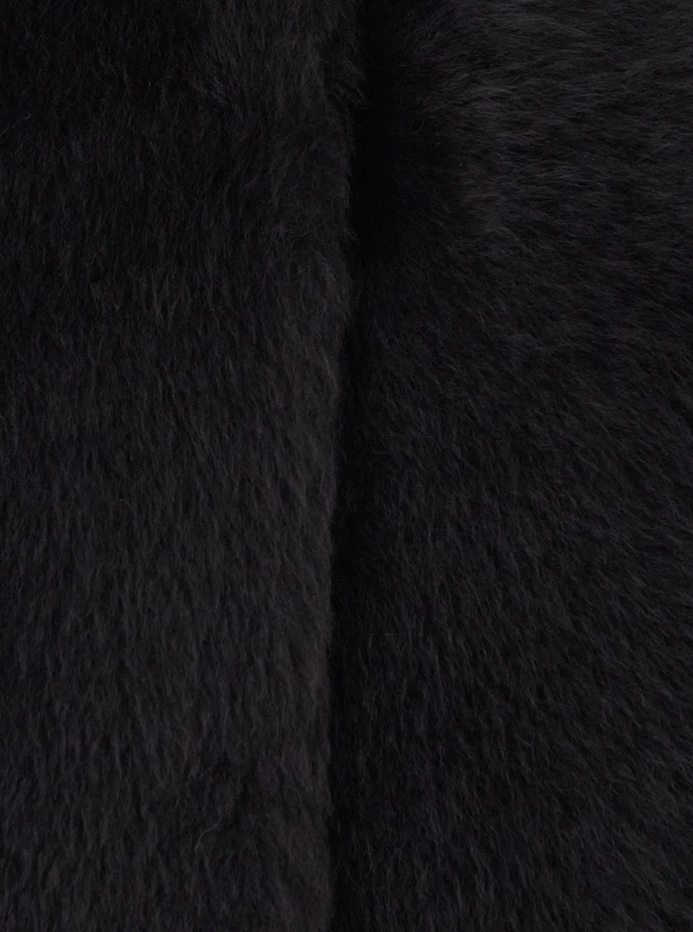 Suprema Hooded Shearling Zip-Up Coat