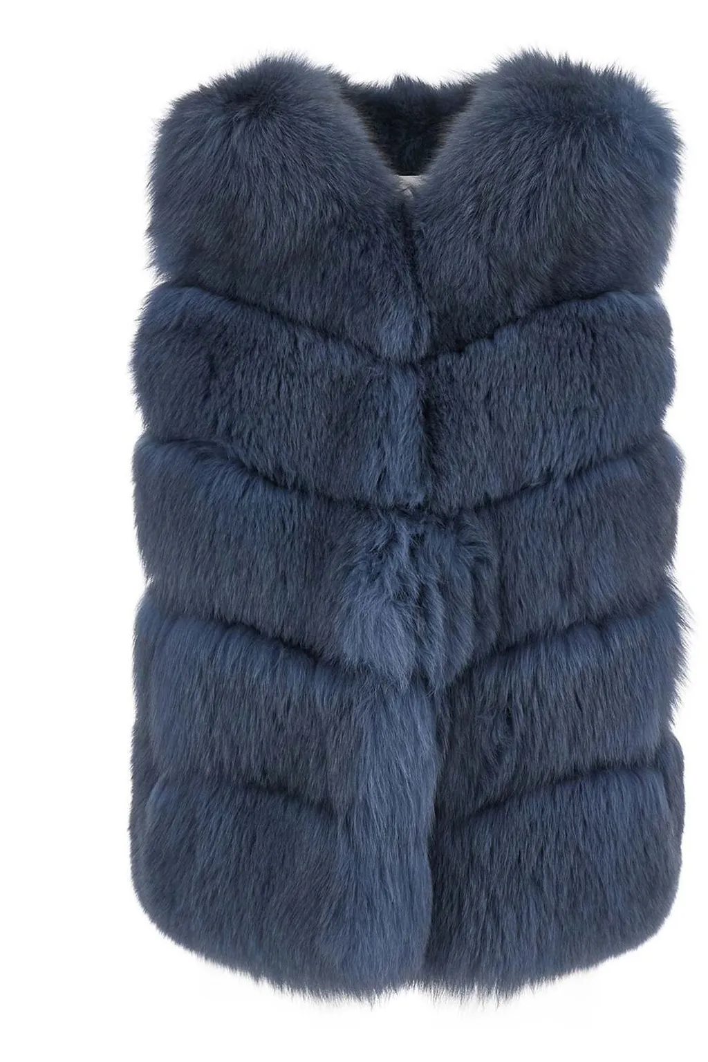 Suprema Quilted Faux Fur Vest Jacket