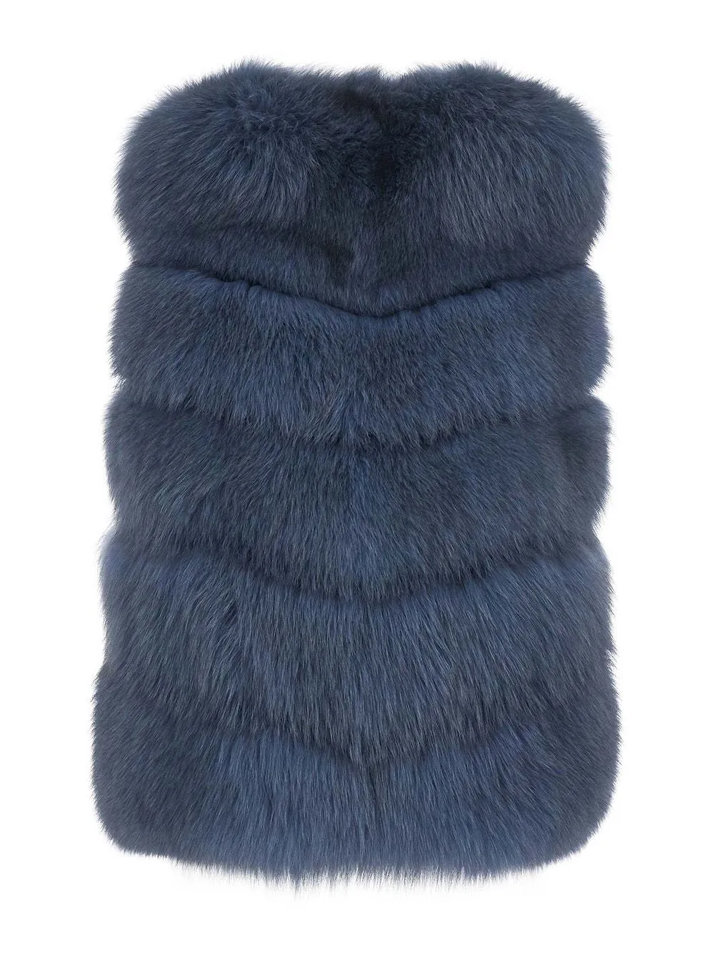Suprema Quilted Faux Fur Vest Jacket