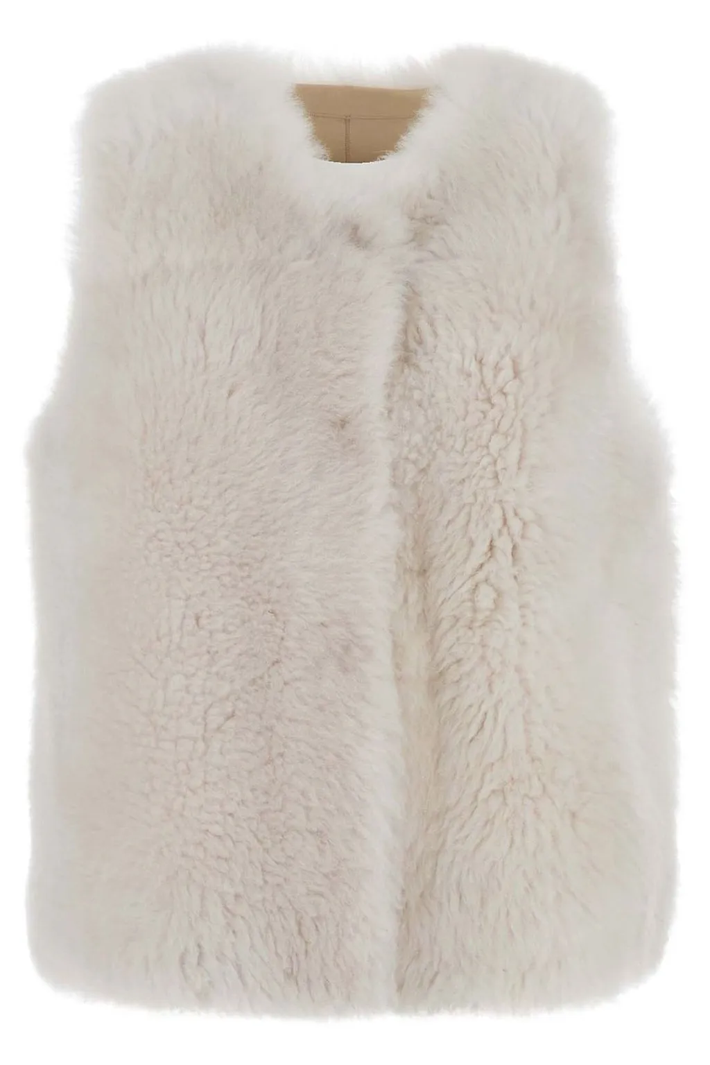 Shearling Sleeveless Jacket