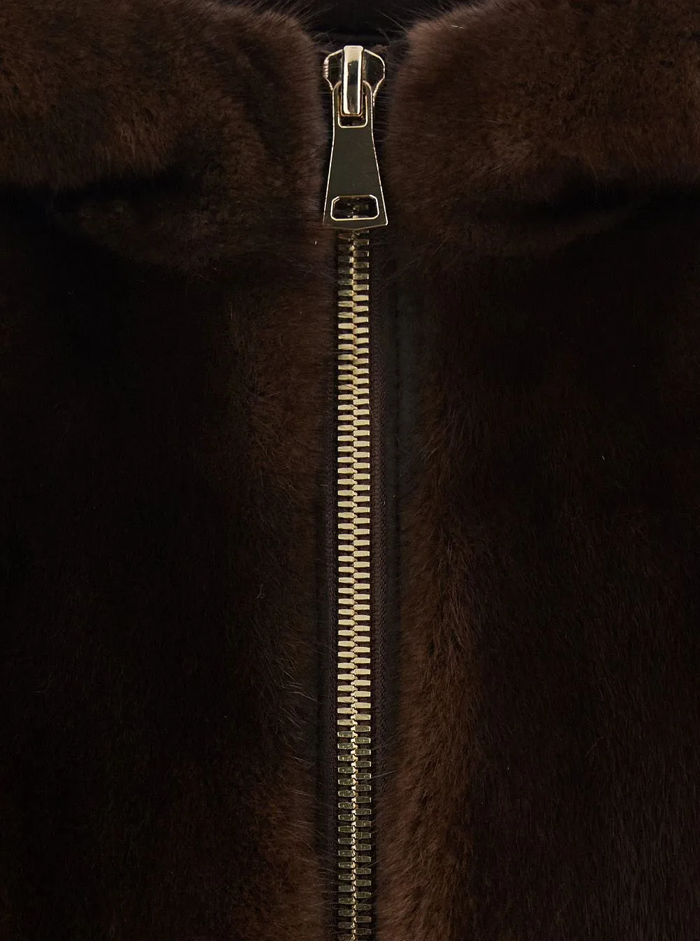 Suprema Zip-Up Fur Hooded Jacket